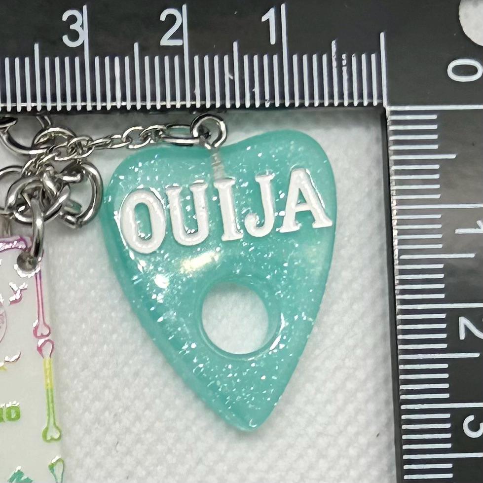 DIY Miniature Ouija Board Kit, White Ouija Craft Kit, Halloween DIY Project, Unique Spiritual Decor, Easy DIY Occult Craft, Handmade Pendant