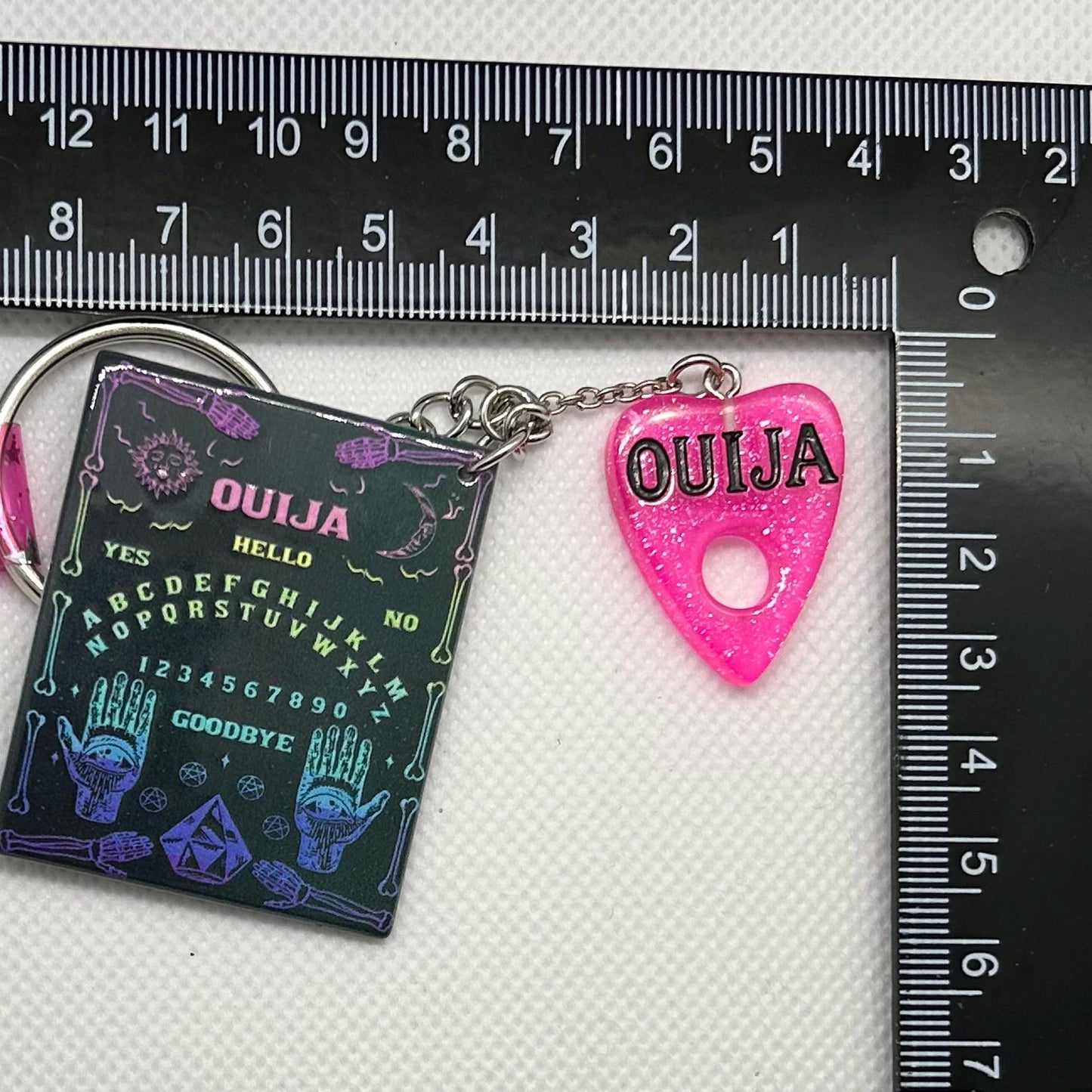 DIY Miniature Ouija Board Kit, Planchette Craft Kit, Halloween DIY Project, Unique Occult Decor, Spiritual Craft Kit, Handmade Pendant