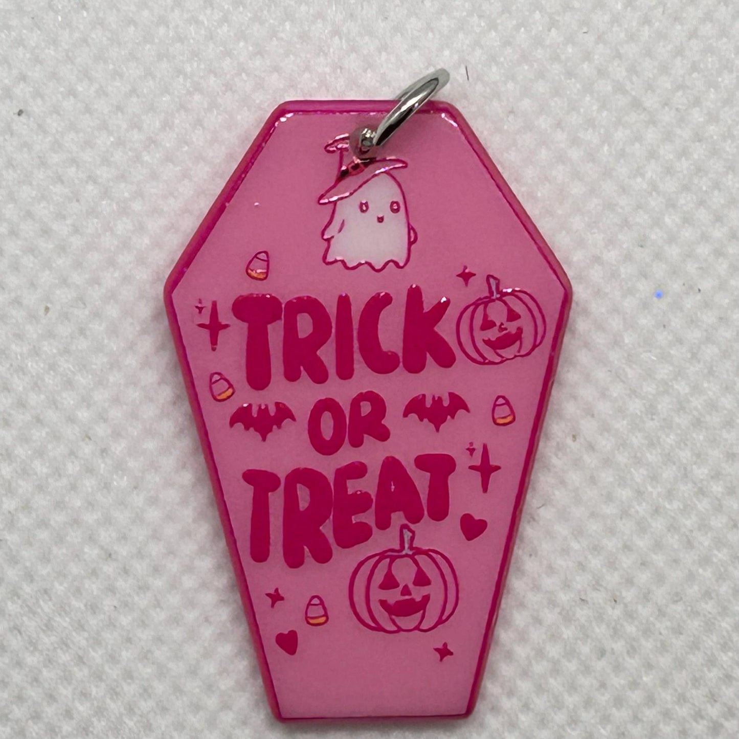 DIY Pink Halloween Kit, Halloween Craft Kit, Unique Decor, DIY Fall Project, Handmade Halloween Ornament, Pink Halloween Decor, Coffin Decor