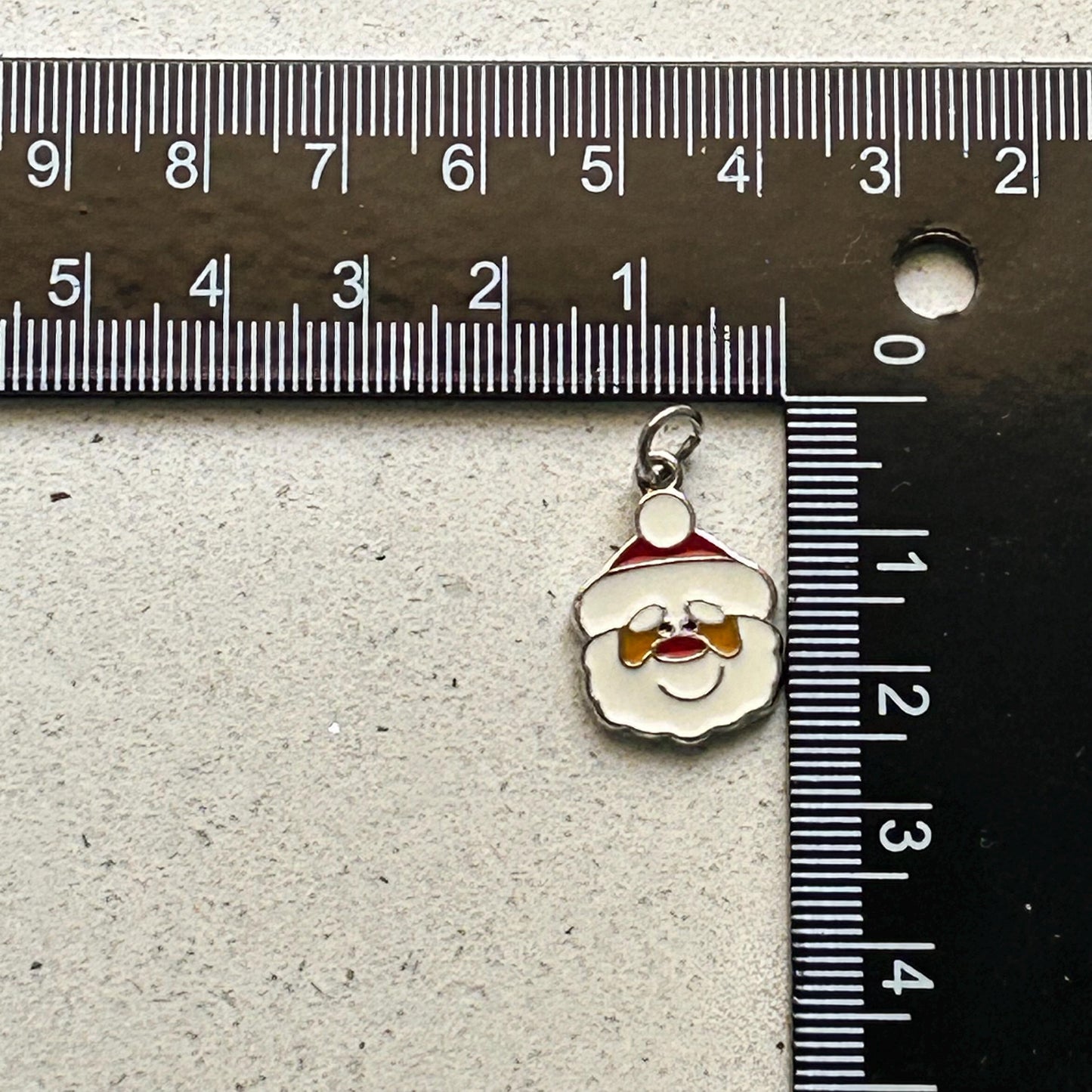 DIY Santa Charm Kit, Holiday Craft Kit, Fun Christmas Ornament DIY, Easy DIY Holiday Project, Handmade Santa Pendant, Christmas Gift Idea