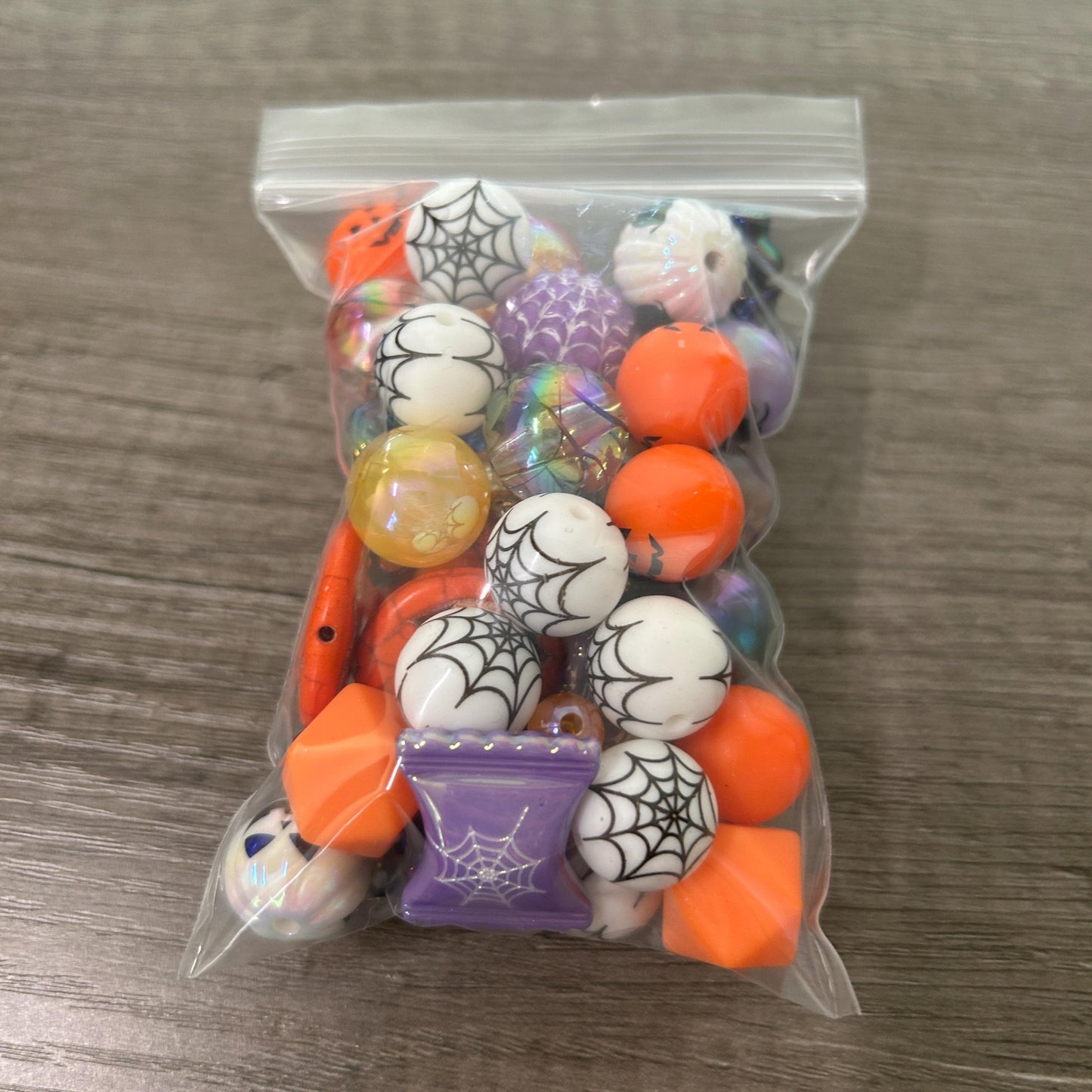 Halloween bead mix spooky DIY craft beads Assorted Beads holiday crafts kids craft