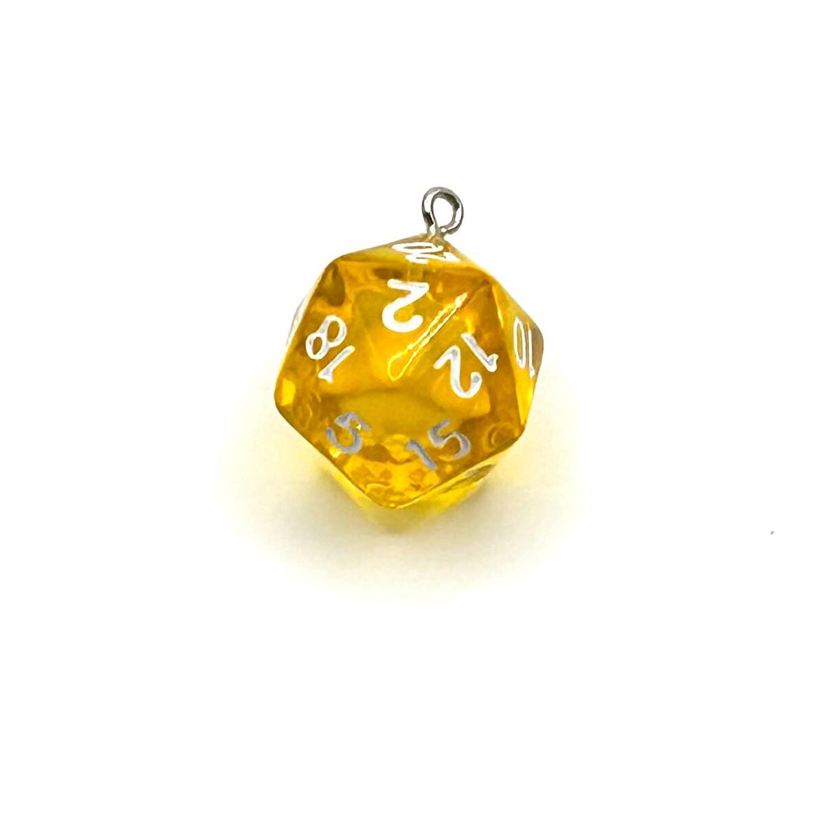 DIY D20 Dice DND inspire Charm Kit - Geeky Gift Tabletop Gaming Craft Project
