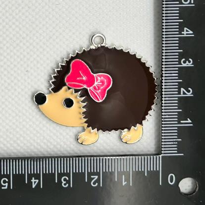 DIY Hedgehog Charm Kit, Animal Charm Craft, Fall Project, Handmade Pendant, Cute Animal Jewelry, Hedgehog Ornament, Nature-Inspired Craft