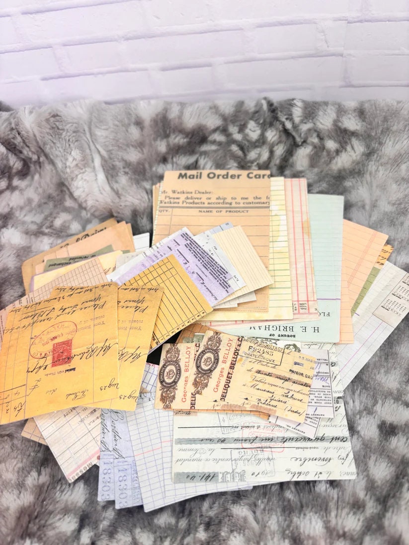 Business-Themed Ephemera Pack for Planners & Journals - Office Stickers, Vintage Paper Accents, Organizational Supplies