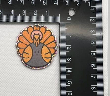 DIY Turkey Charm Kit, Thanksgiving Craft Kit, Fall DIY Project, Handmade Pendant, Autumn Charm, Thanksgiving Ornament, Unique Holiday Craft