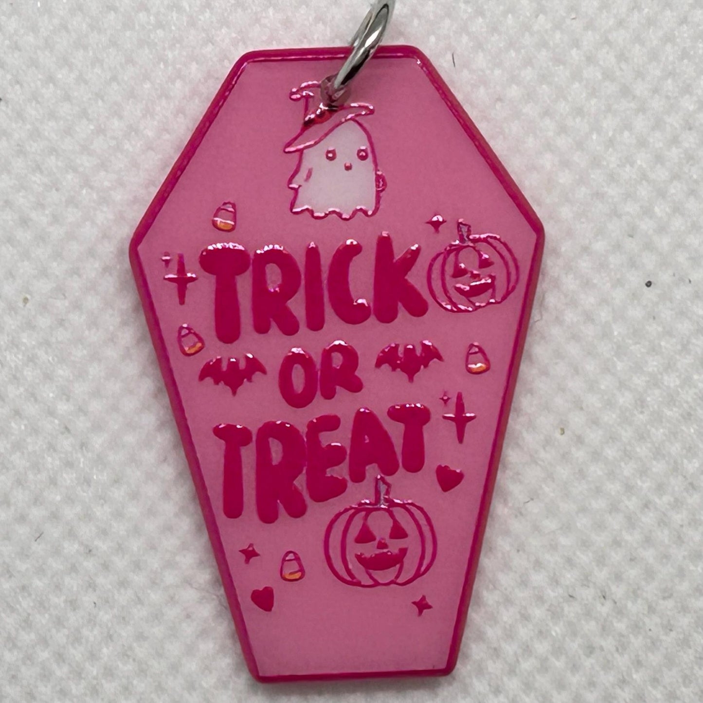 DIY Pink Halloween Kit, Halloween Craft Kit, Unique Decor, DIY Fall Project, Handmade Halloween Ornament, Pink Halloween Decor, Coffin Decor