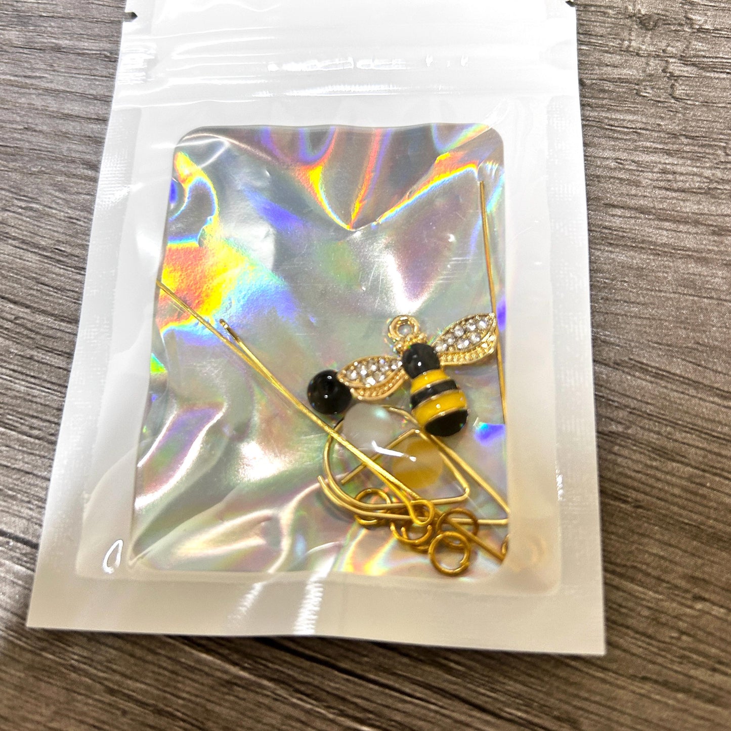 DIY Bumble Bee Charm Kit –Planner Charms, Journal Decorations, Craft Supplies, Summer DIY Bee Kit