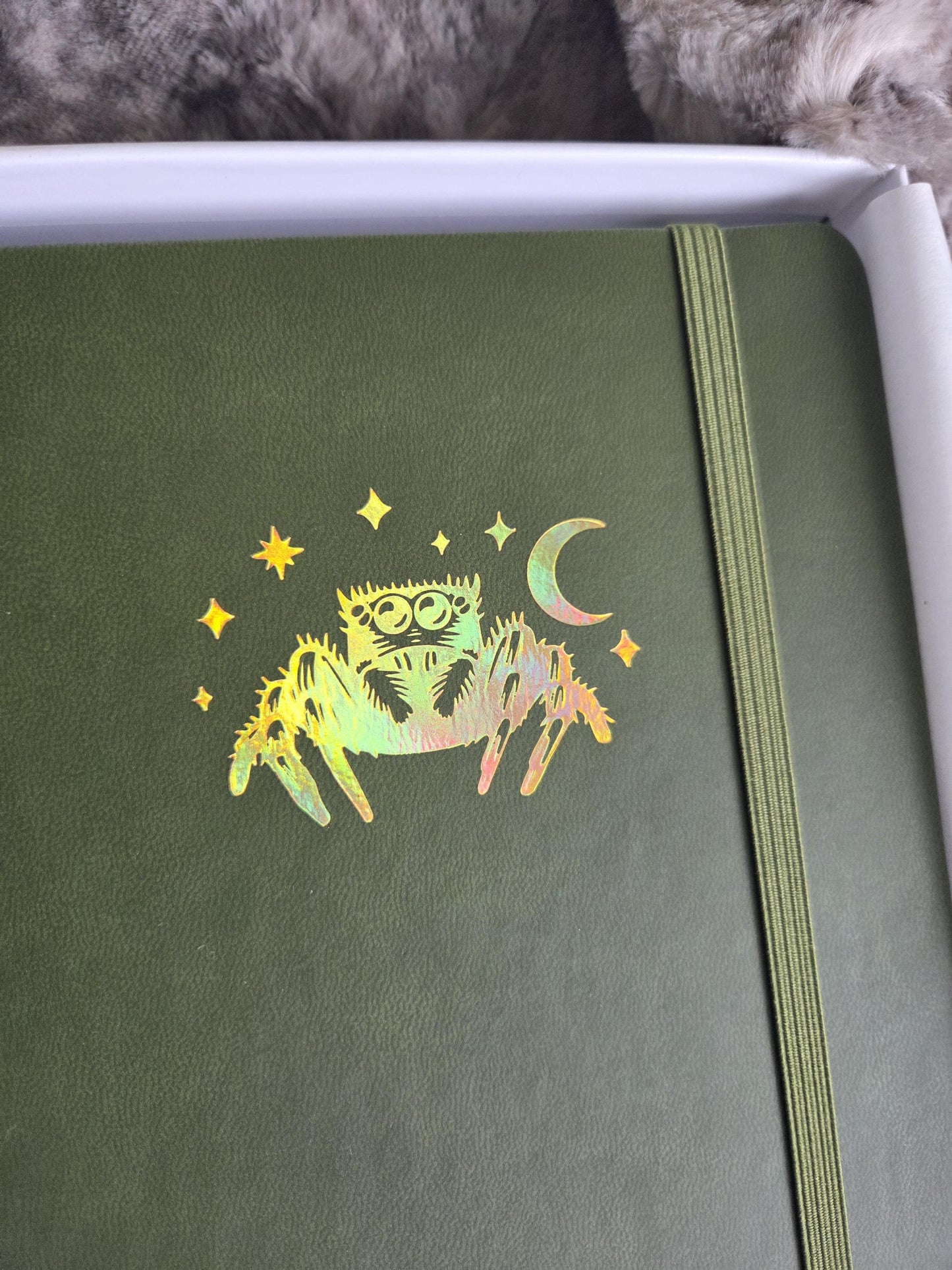 Jumping Spider Edition: Webs of Creativity Journal | A5 Dot Grid | Journal by RavenMoonCreates, Tarantula Cribs & Tarantula Kat