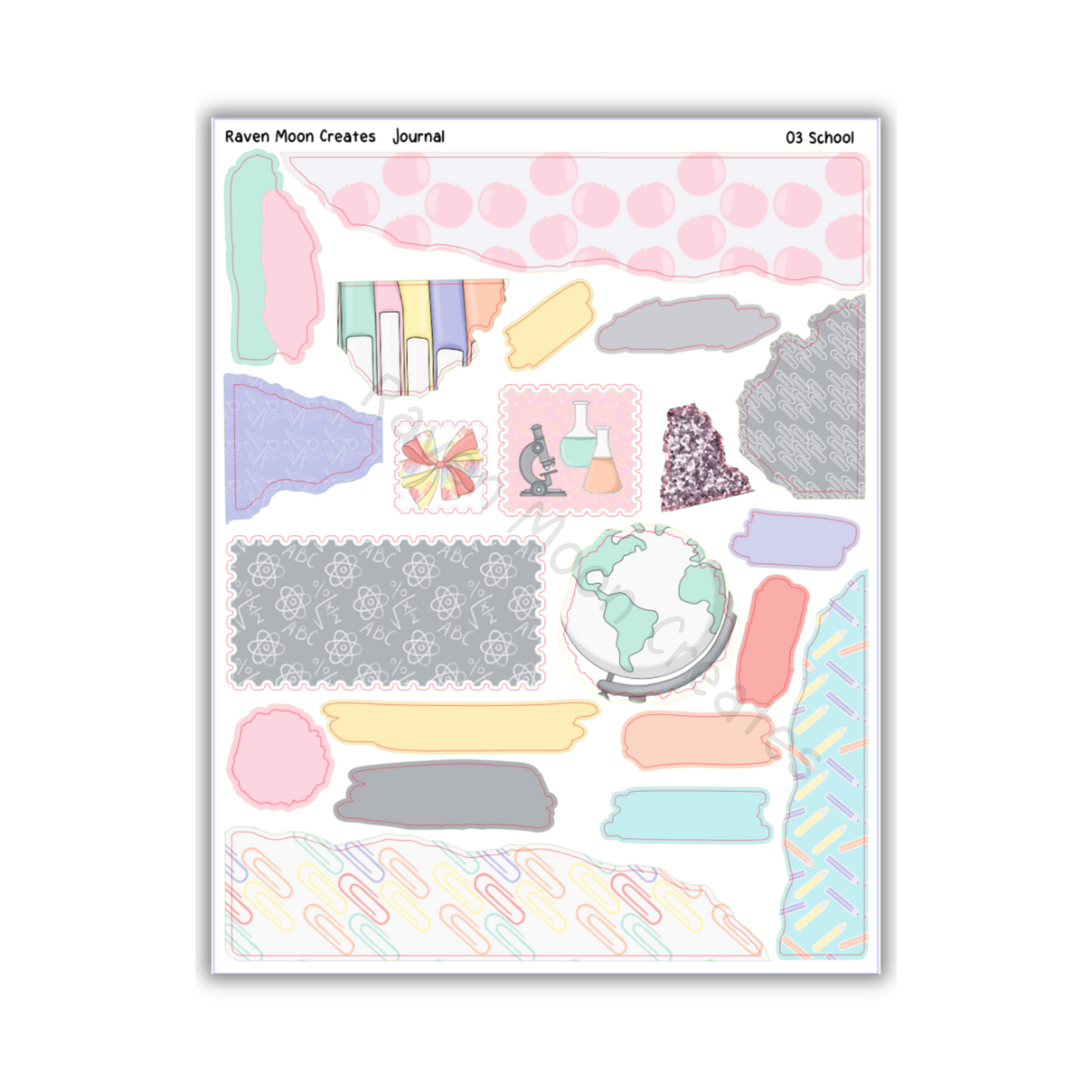 School Planner Sticker Kit | Cozy Fall Stickers for Journals & Planners | Seasonal Autumn Sticker Sheets | Back to School Vibes