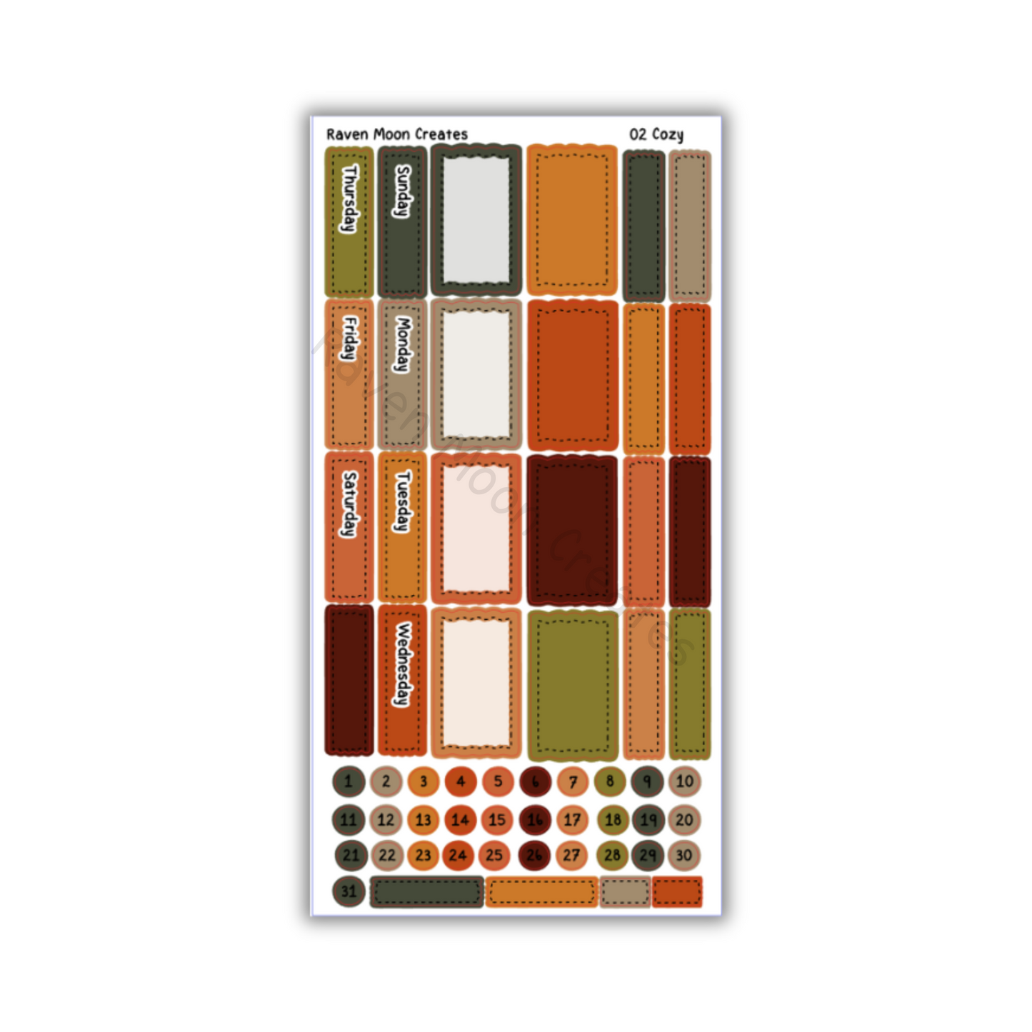 Cozy Planner Sticker Kit | Cozy Fall Stickers for Journals & Planners | Seasonal Autumn Sticker Sheets | Pumpkin Spice Vibes | hand-drawn