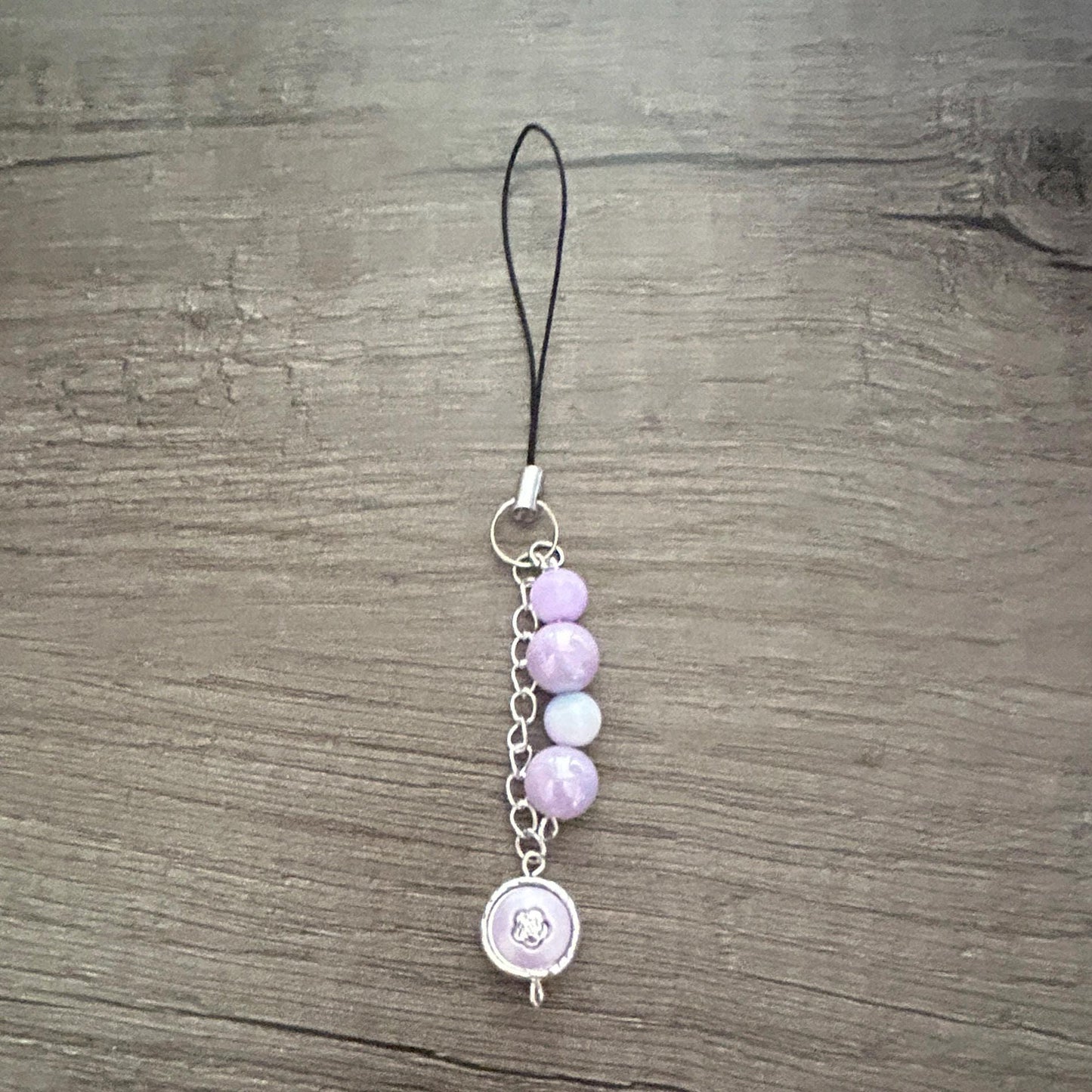 Pastel Rose phone charm that’s good for bag charm ,book bag coat handmade gift