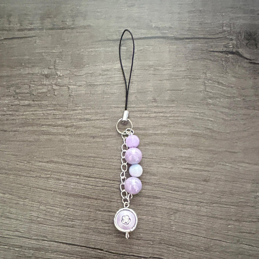 Pastel Rose phone charm that’s good for bag charm ,book bag coat handmade gift