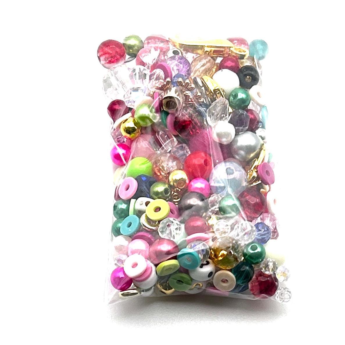 Mystery Scoops Bead & Charm Mix - Trendy DIY Jewelry Making Supplies, Assorted Beads, Charms, Pendants for Crafts