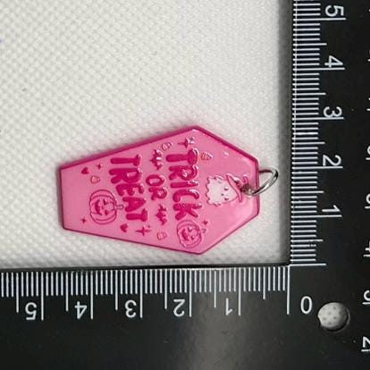 DIY Pink Halloween Kit, Halloween Craft Kit, Unique Decor, DIY Fall Project, Handmade Halloween Ornament, Pink Halloween Decor, Coffin Decor