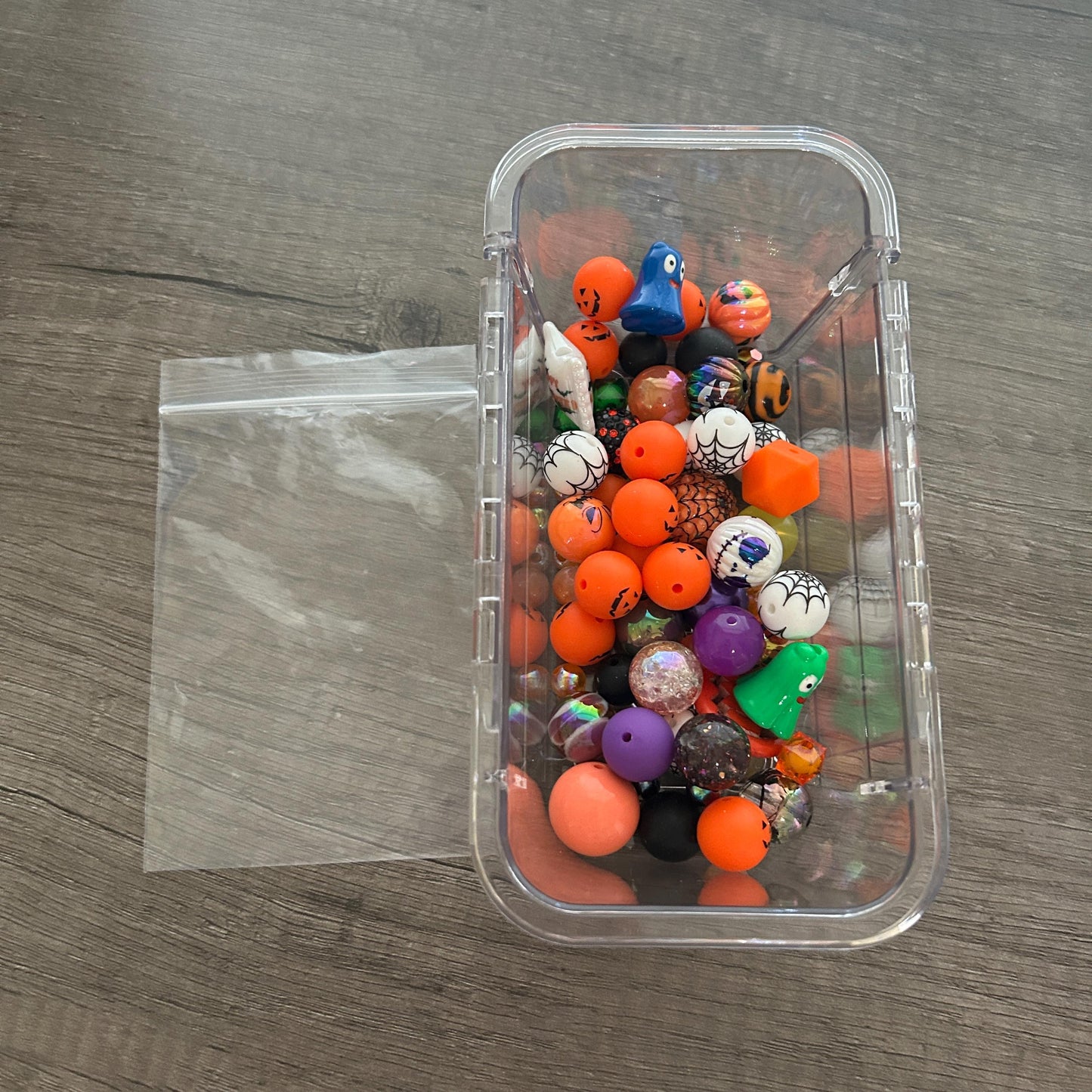 Halloween bead mix spooky DIY craft beads Assorted Beads holiday crafts kids craft