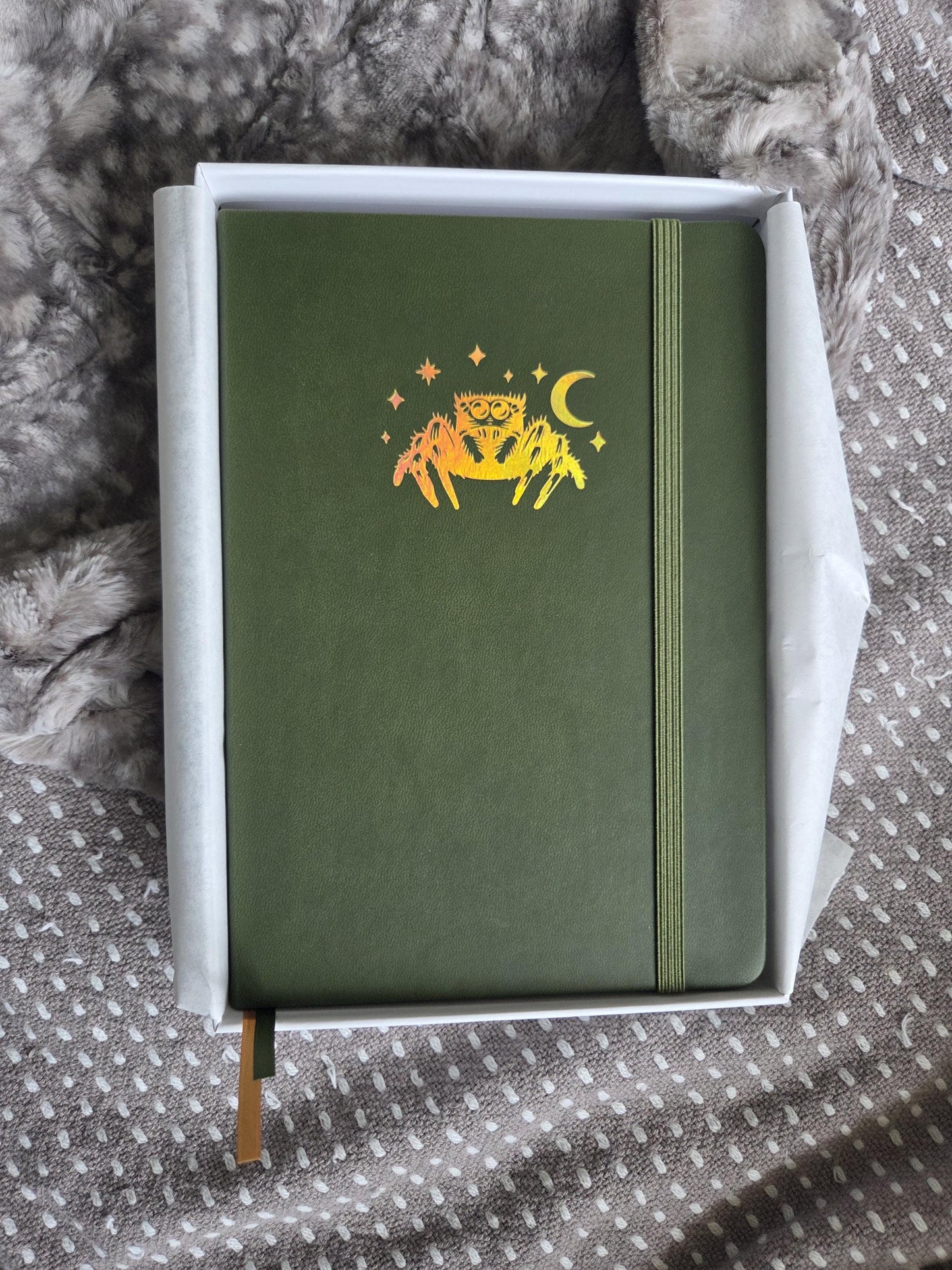 Jumping Spider Edition: Webs of Creativity Journal | A5 Dot Grid | Journal by RavenMoonCreates, Tarantula Cribs & Tarantula Kat