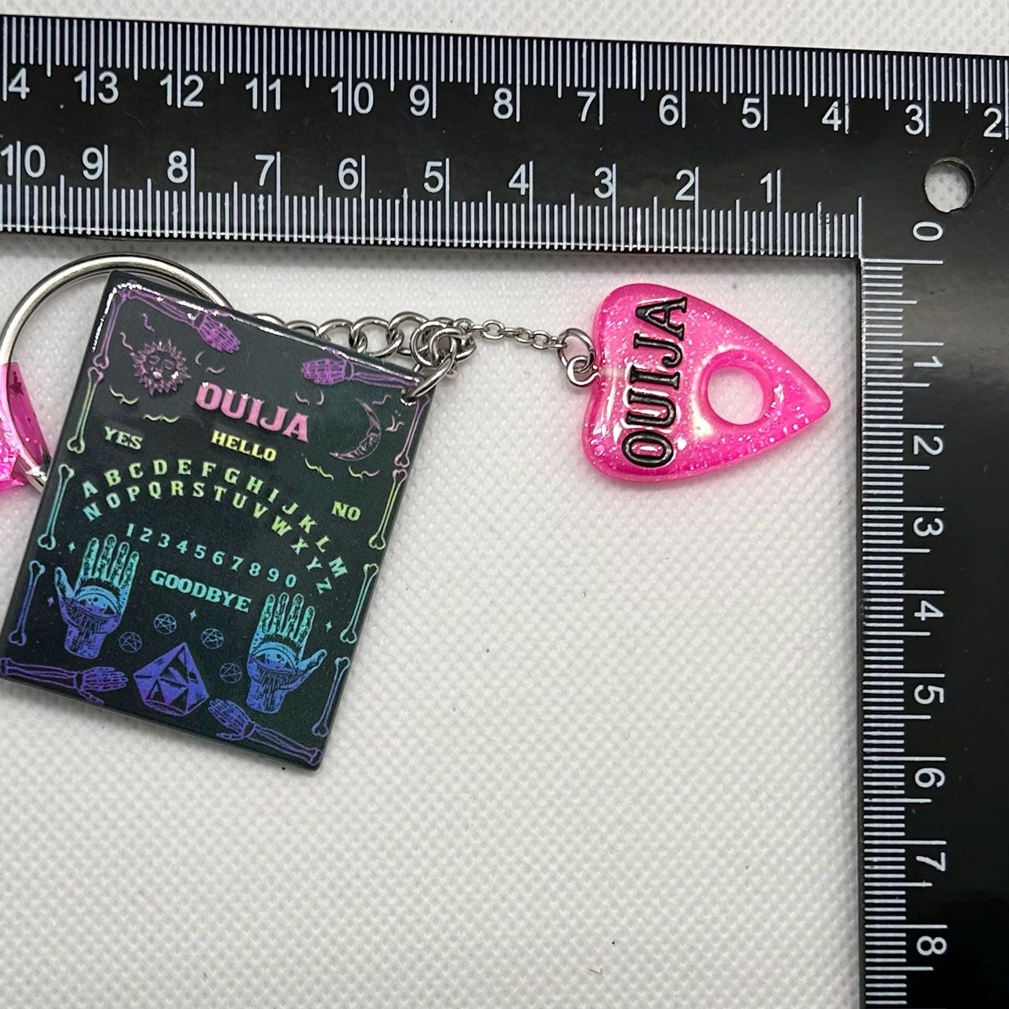 DIY Miniature Ouija Board Kit, Planchette Craft Kit, Halloween DIY Project, Unique Occult Decor, Spiritual Craft Kit, Handmade Pendant