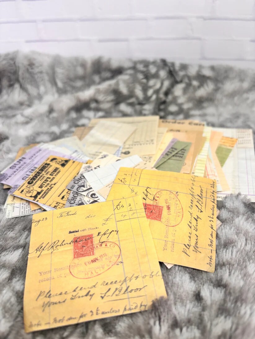 Business-Themed Ephemera Pack for Planners & Journals - Office Stickers, Vintage Paper Accents, Organizational Supplies