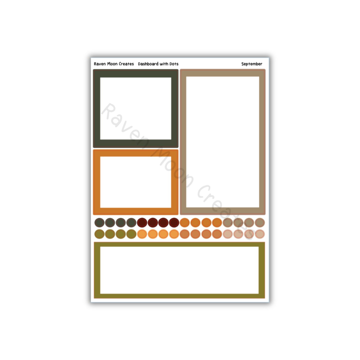 September Planner Sticker Kit | Fits Erin Condren Life Planner, Vertical Planners & Journals | Fall Monthly Layout | hand drawn