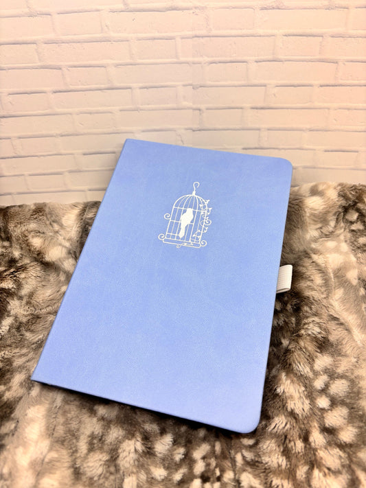 B6 Dot Grid Journal - Light Blue with Gold Foil | Premium Dot Grid Notebook | Perfect for Journaling, Planning & Sketching