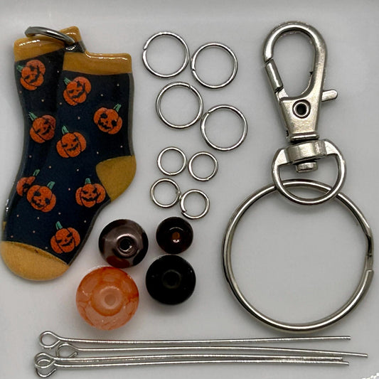 DIY Halloween Socks Kit, Spooky Sock Craft, Halloween DIY Project, Handmade Halloween Socks, Fun Fall Craft Kit, Unique Halloween Gift Idea