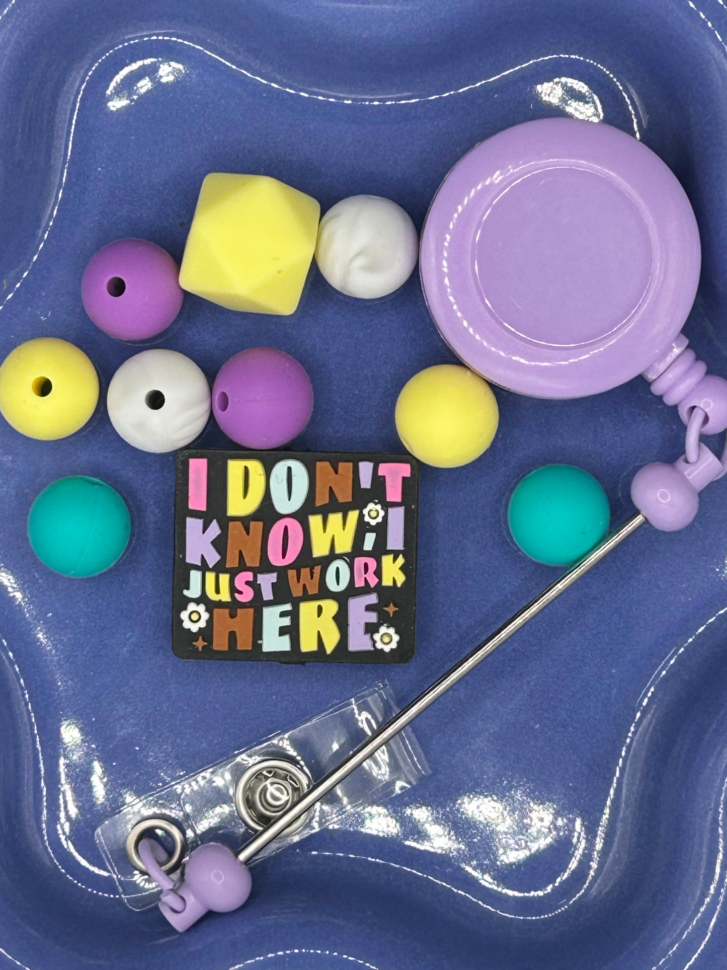 DIY badge reel kit - I don't know I just work here