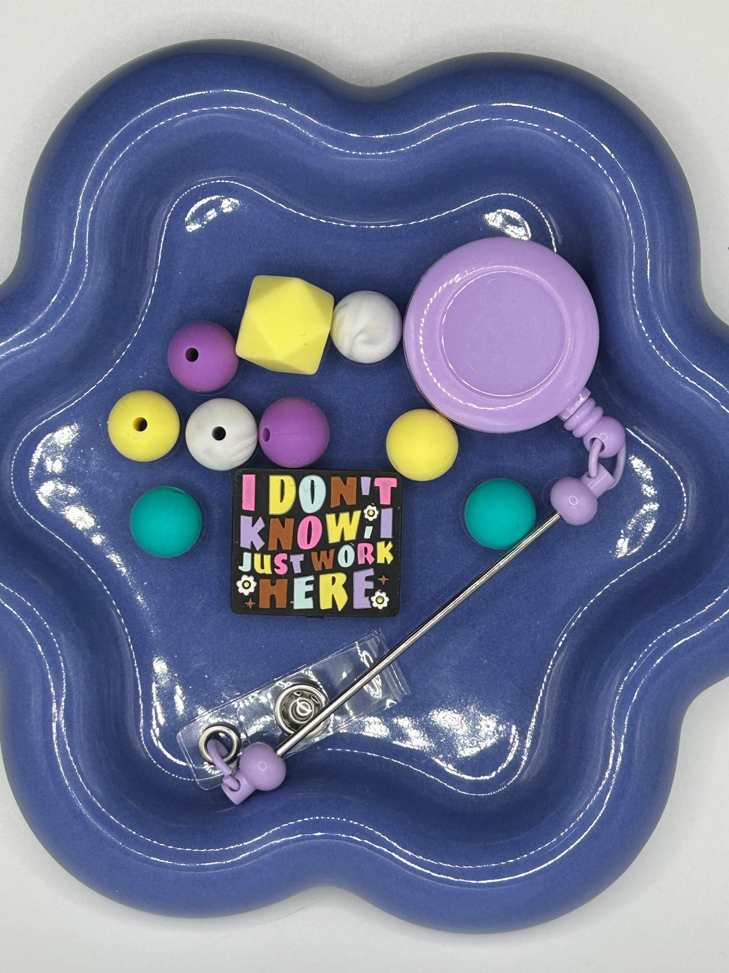 DIY badge reel kit - I don't know I just work here