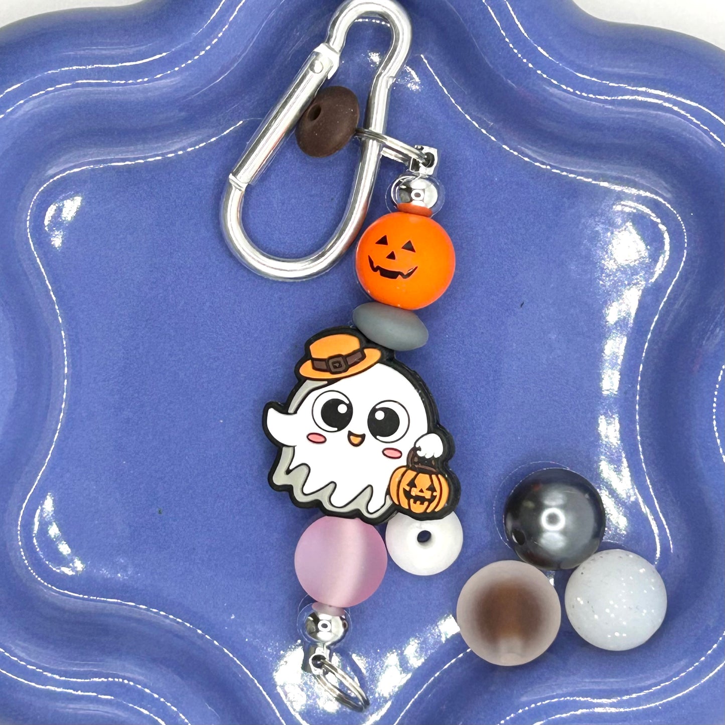 Kawaii Ghost Keychain Kit