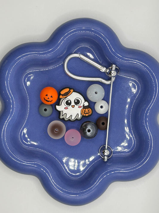Kawaii Ghost Keychain Kit