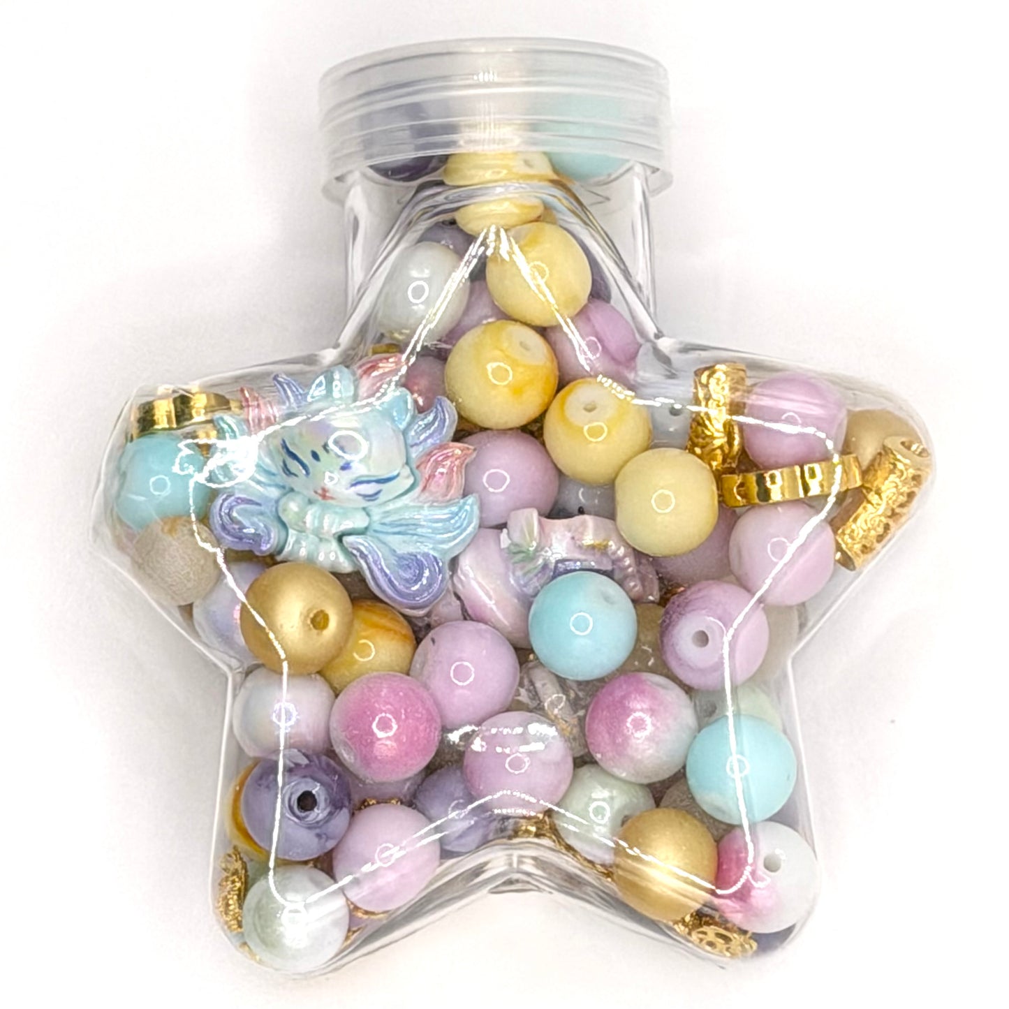 Kitsune dreams bead and charm mix for jewelry making