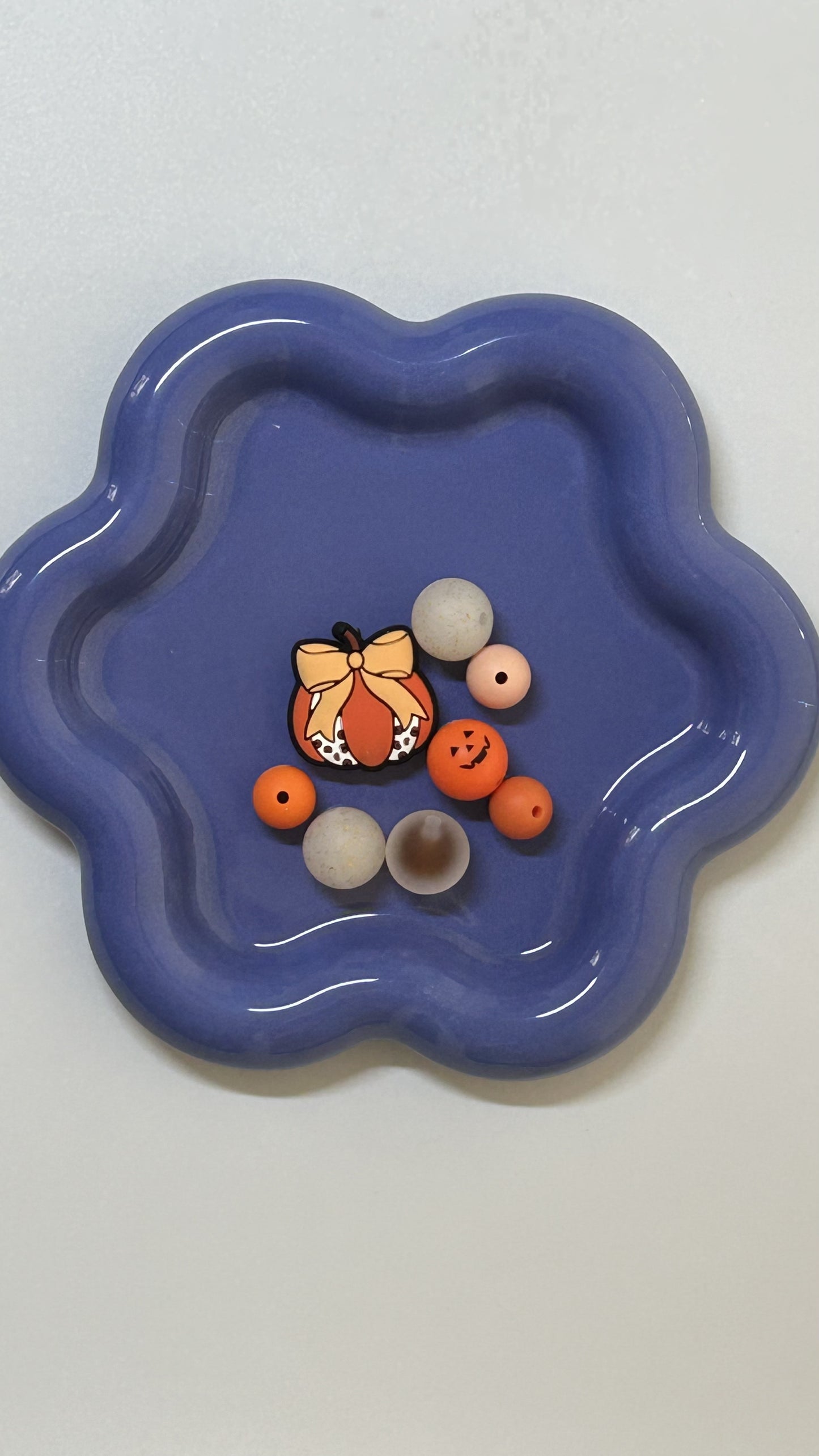 DIY Kit Autumn Cutie pumpkin focal Keychain