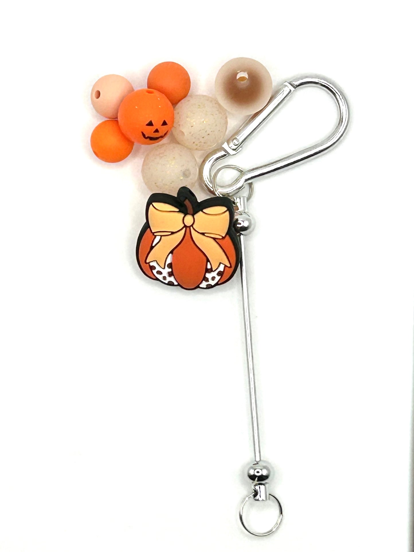 DIY Kit Autumn Cutie pumpkin focal Keychain