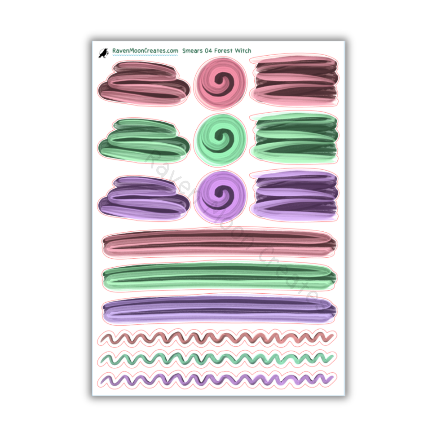 Forest Witch Planner Sticker Kit | Halloween and Fall Stickers for Journals & Planners | Seasonal Autumn Sticker Sheets | Witchy Vibes