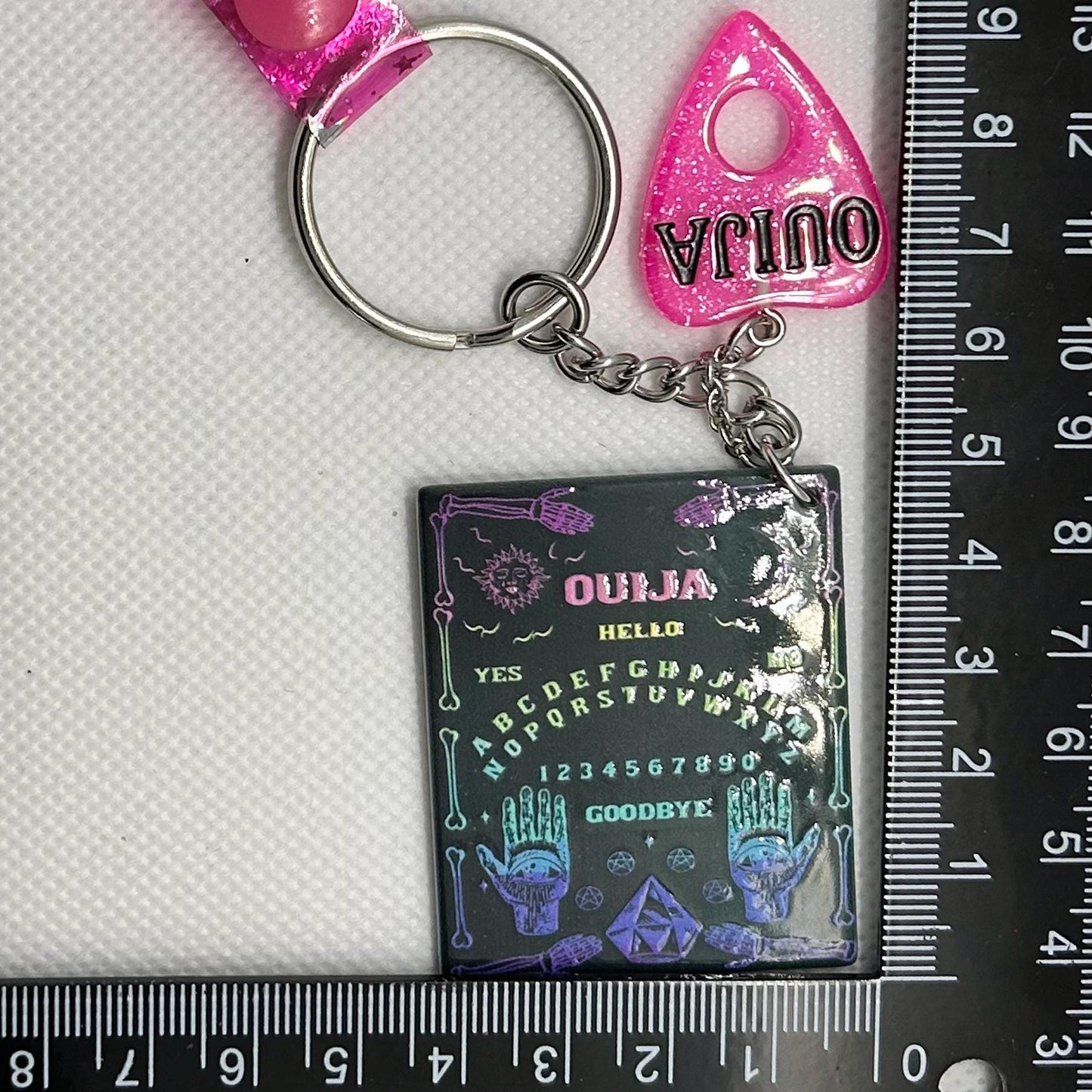 DIY Miniature Ouija Board Kit, Planchette Craft Kit, Halloween DIY Project, Unique Occult Decor, Spiritual Craft Kit, Handmade Pendant