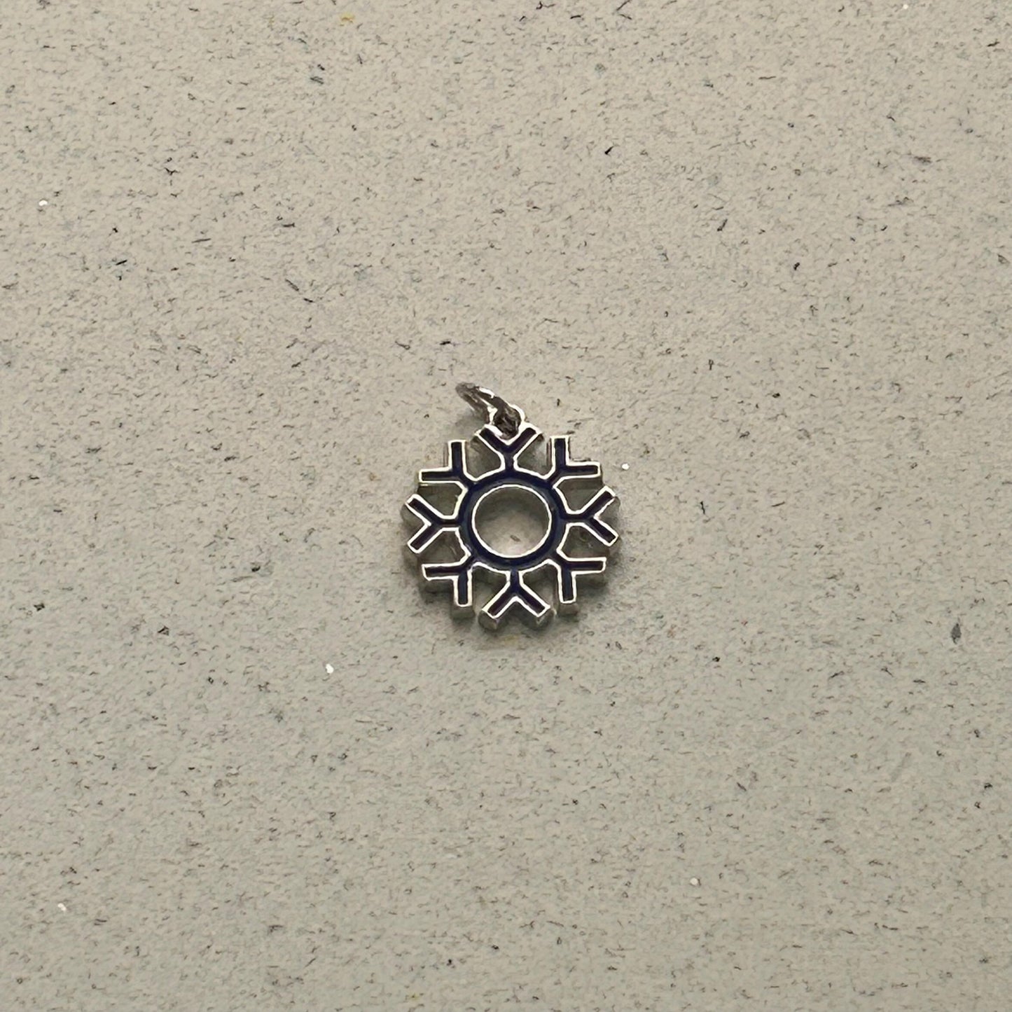 DIY Indigo Snowflake Charm Kit – Winter Planner Charms, Journal Decorations, Craft Supplies for Holiday, Customizable Snowflake Charms