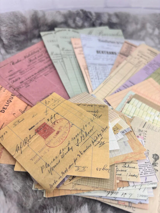Business-Themed Ephemera Pack for Planners & Journals - Office Stickers, Vintage Paper Accents, Organizational Supplies