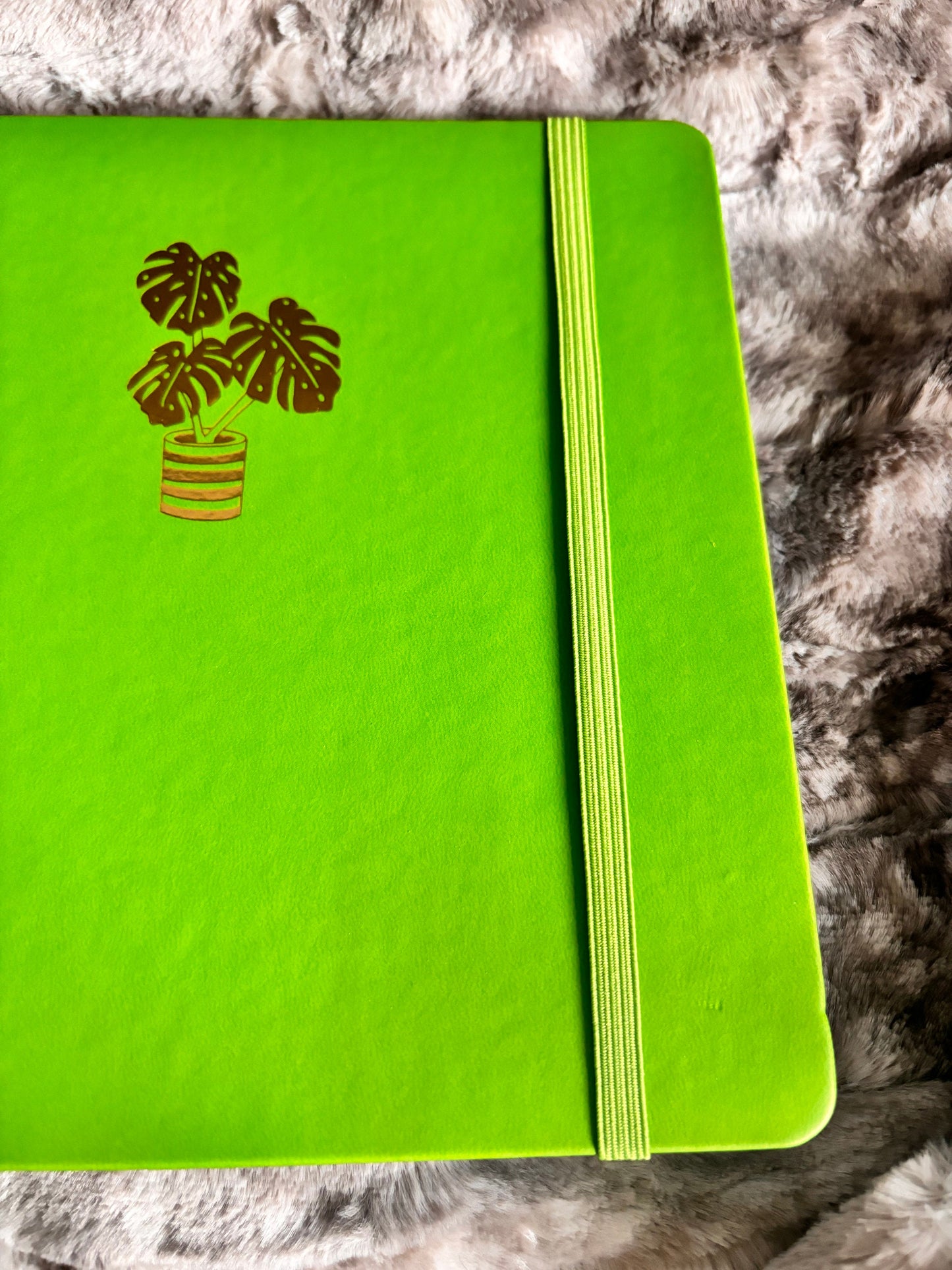 Square Journal 160gsm Dot Grid - Monstera | Botanical Dot Grid Notebook | Perfect for Journaling, Sketching & Planning