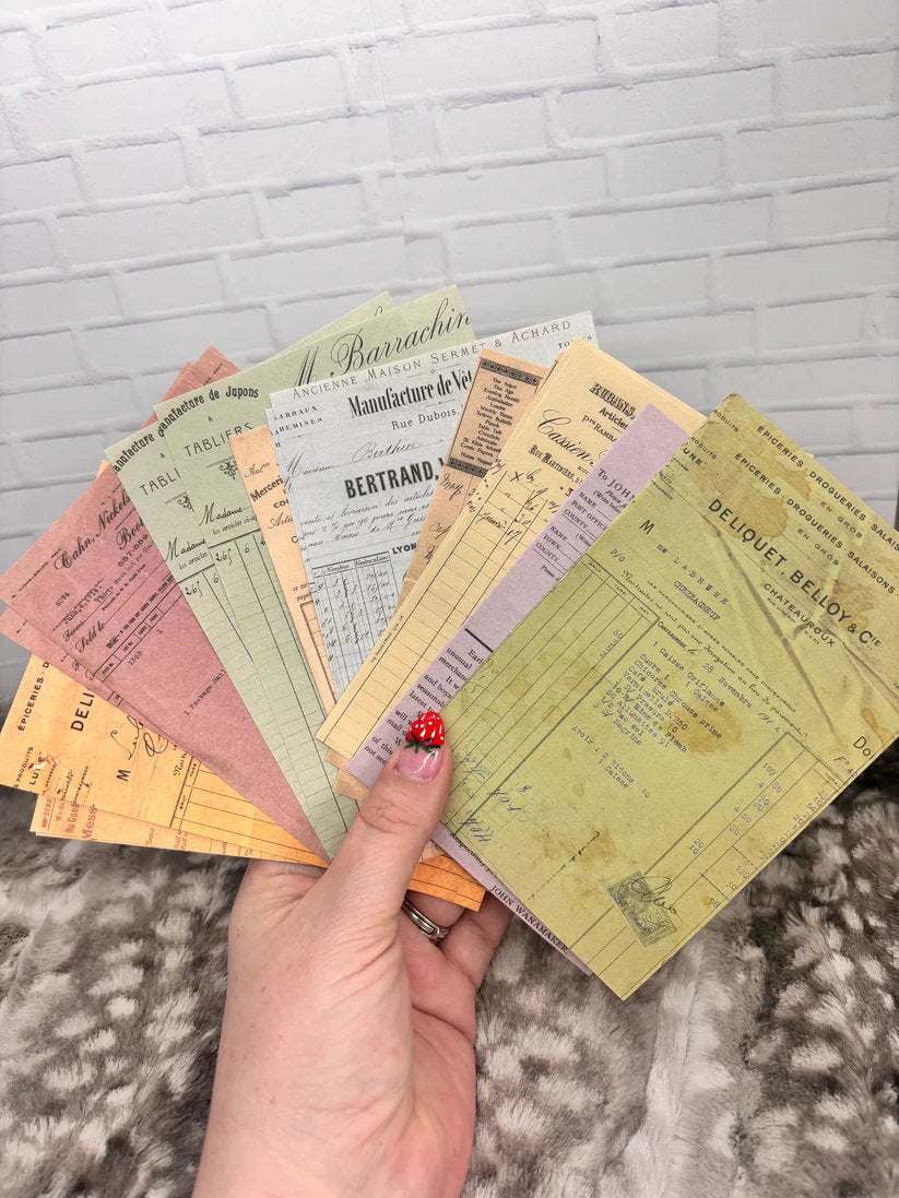 Business-Themed Ephemera Pack for Planners & Journals - Office Stickers, Vintage Paper Accents, Organizational Supplies